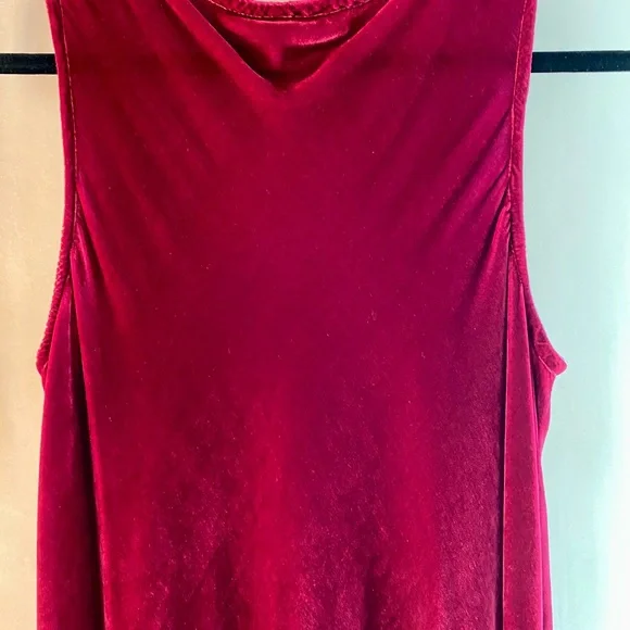 Homefrocks Silk Velvet Womens Tunic High Low Hemline - Picture 6 of 15